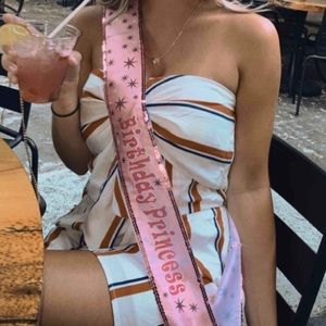 Bailey Blue Strapless Romper